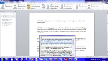 How to make citation and reference