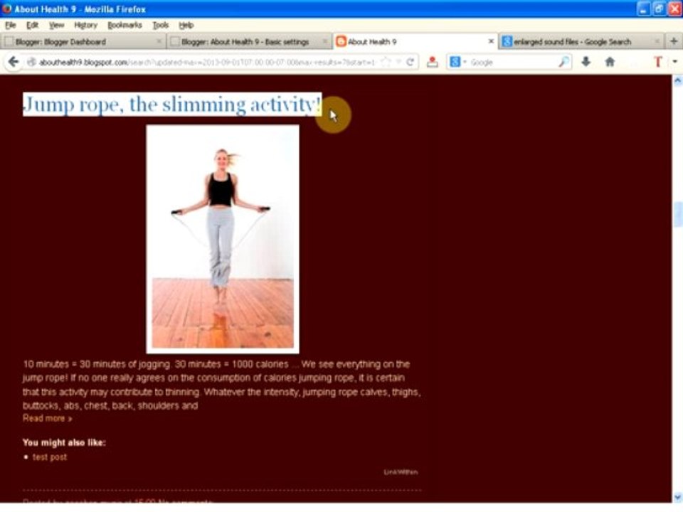 Jump rope, the slimming activity!