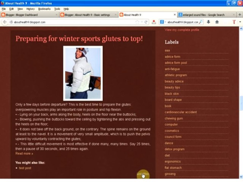 Preparing for winter sports glutes to top!