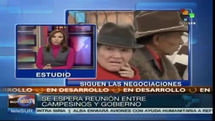 Se reúnen campesinos de MIA en Popayán, Colombia en busca de acuerdos