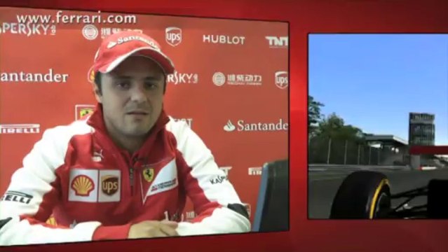 Autosital - Tour de piste virtuel du circuit de F1 de Monza avec Felipe Massa