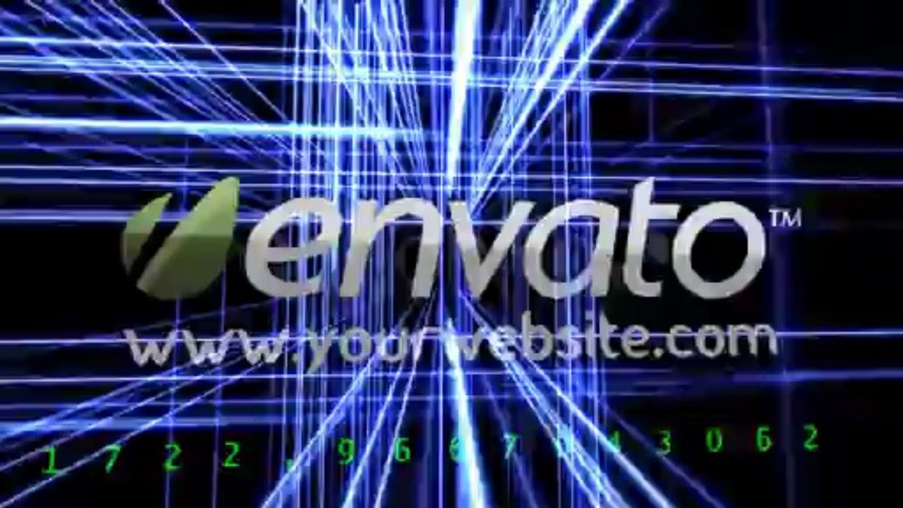 Logo Intro and Blue Lines - After Effects Template