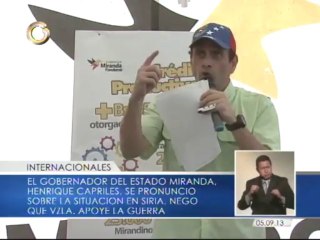 Capriles sobre apagón: Lo que les falta es sacar una foto mía, cortando los cables de alta tensión