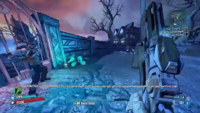 BORDERLANDS 2 | Krieg the Psycho Lets Play to 72: Episode 44 *Speed Run to Lets Play*