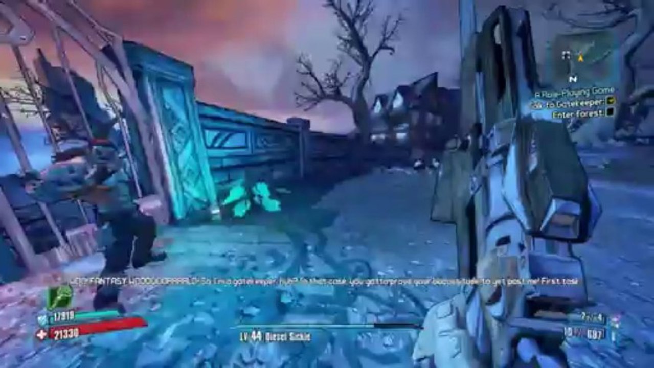 BORDERLANDS 2 | Krieg the Psycho Lets Play to 72: Episode 44 *Speed Run to Lets Play*