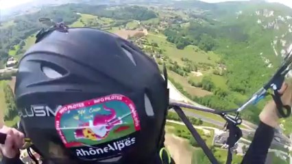 Greg, Pierre, Tim et Olivier... Le CSH relève le défi parapente !