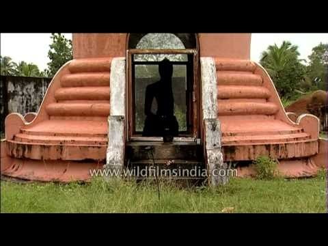 Symbol of Buddha's teachings - A shanti stupa