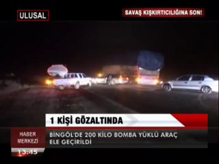 200 KİLO BOMBA YÜKLÜ ARAÇ
