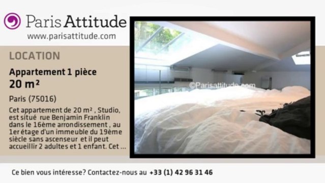 Appartement Studio à louer - Trocadéro, Paris - Ref. 6168