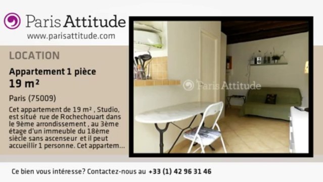 Appartement Studio à louer - Poissonnière, Paris - Ref. 962
