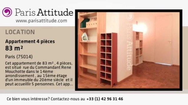 Appartement 3 Chambres à louer - Montparnasse, Paris - Ref. 818