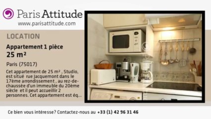 Appartement Studio à louer - Batignolles, Paris - Ref. 328