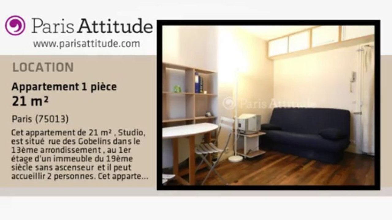 Appartement Studio à louer - Les Gobelins, Paris - Ref. 48