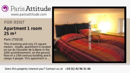 Studio Apartment for rent - Sacré Cœur, Paris - Ref. 7118