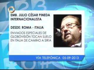 Julio César Pineda: Los ojos de la prensa en Italia están sobre la cumbre del G20