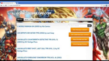 How to get free digital comics   ComicsDownload Com updated sep 06, 2013
