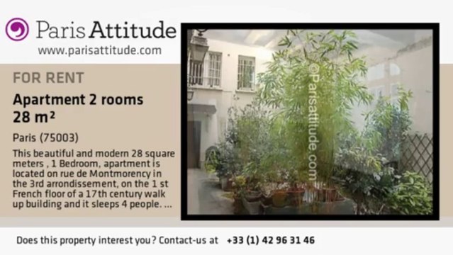 1 Bedroom Apartment for rent - Arts et Métier, Paris - Ref. 7676