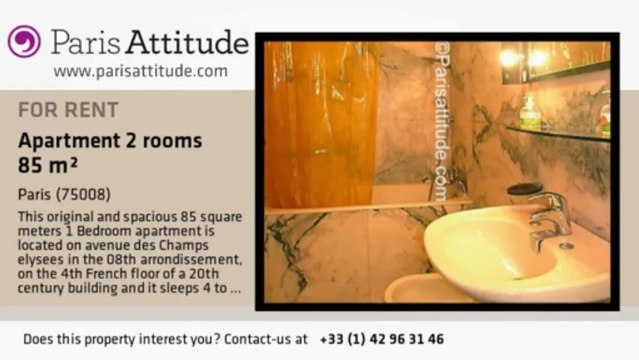 1 Bedroom Loft for rent - Champs Elysées, Paris - Ref. 2960