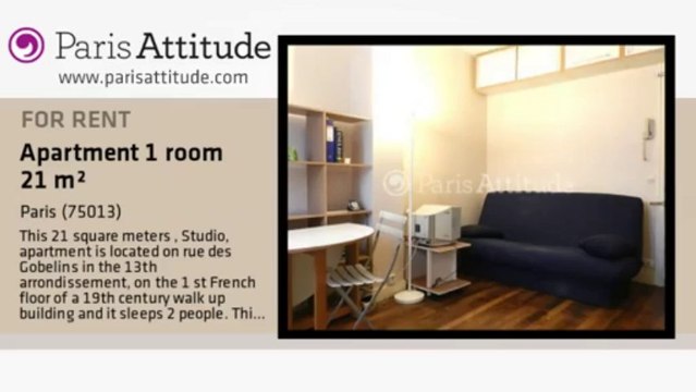Studio Apartment for rent - Les Gobelins, Paris - Ref. 48