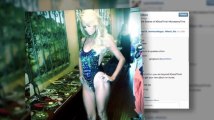 Paris Hilton muestra alguna piel en las fotos del detrás de cámaras de su nuevo video
