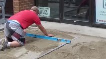 Final Patio Layer | Build Stone Patio | Laying a Stone Patio