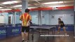 Table Tennis Lessons NYC Student Sang Moo Match
