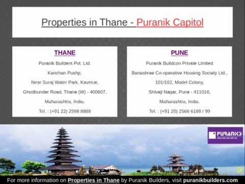 Properties in Thane with a Balinese Lifestyle by Puranik Builders