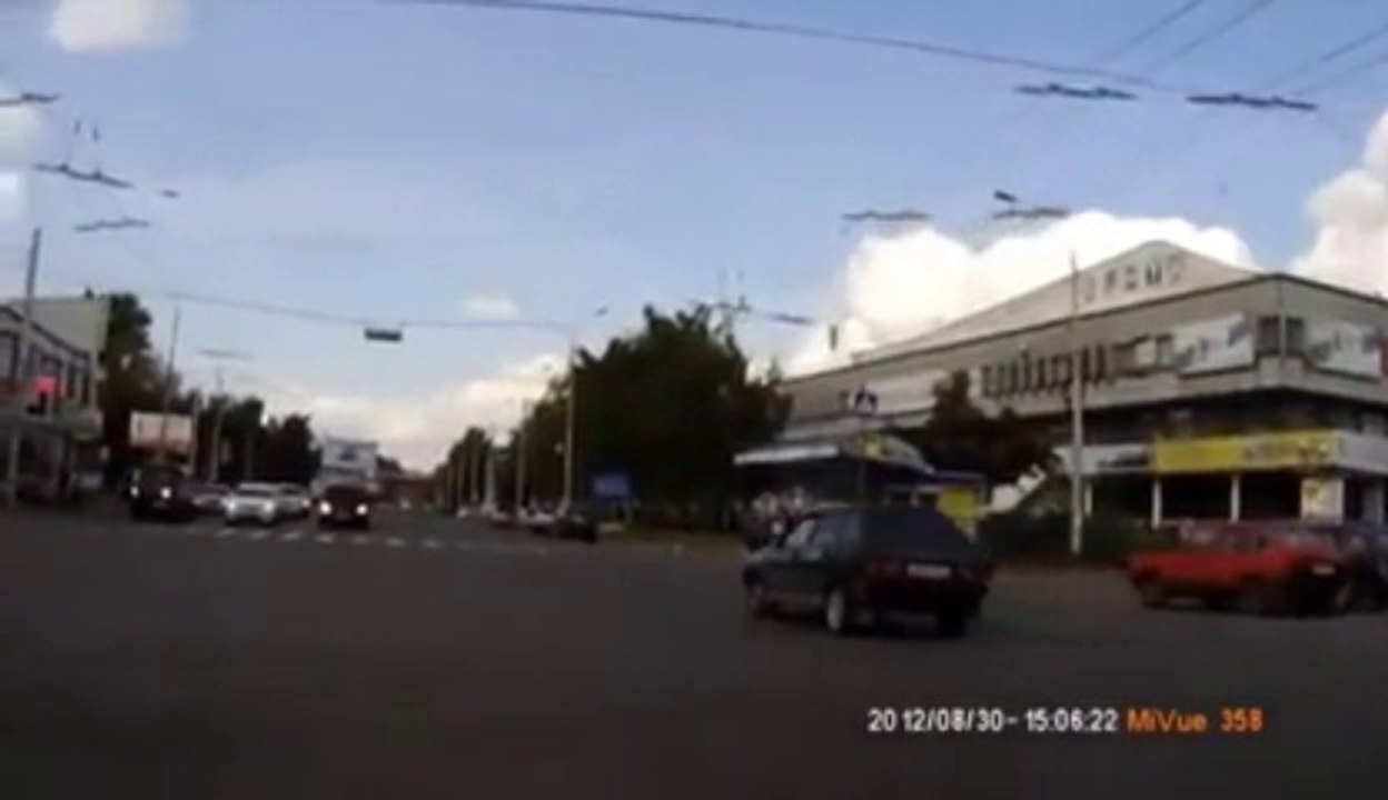 Car crash with ghost car!