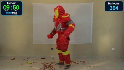 Iron Man Balloon Costume!