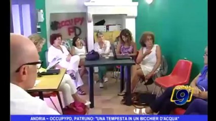 Andria | Occupypd, Patruno: "Una tempesta in un bicchier d'acqua"