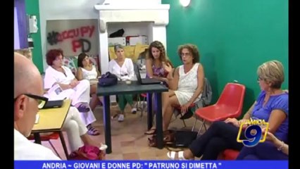 Andria | Giovani e donne PD: "Patruno si dimetta"