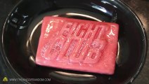 make his own Fight Club Soap! (Bacon  Drain Cleaner  Soap)
