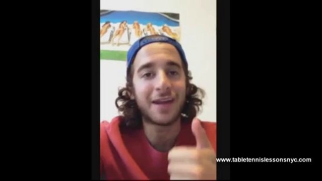 Table Tennis Lessons NYC Student, Table Tennis Coaching