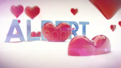 Heart And Roses For Valentine - After Effects Template
