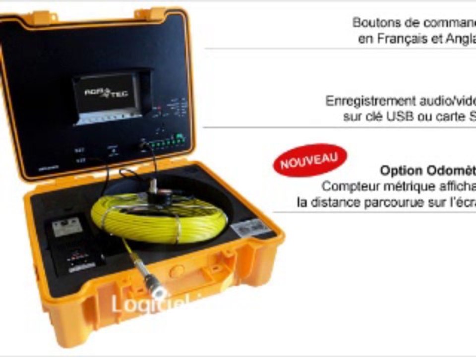 Logiciel de rapport d'inspection d'assainissements et canalisations