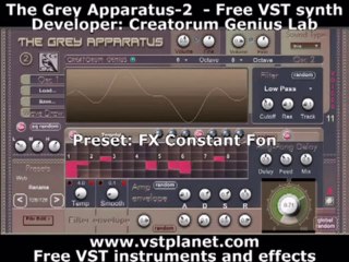 The Grey Apparatus 2 - Free VST synth - vstplanet.com