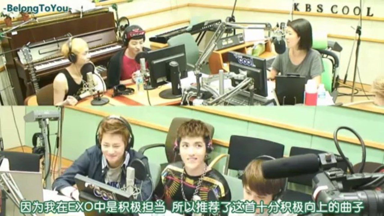 [中字] 130617 KBS-R COOL FM 洪真京的两点 EXO