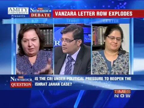 The Newshour Debate: Vanzara letter row explodes
