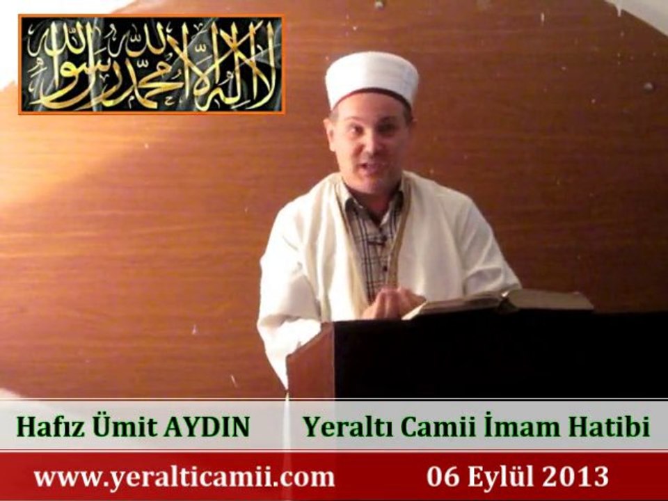 Cuma Vaaz'ı Yeraltı Camii İmam Hatibi / Hafız Ümit AYDIN