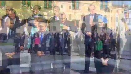 Başbakan Türk bayrağını yine yerde bırakmadı