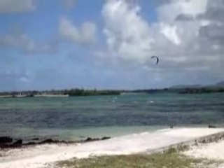 First time kite surfing