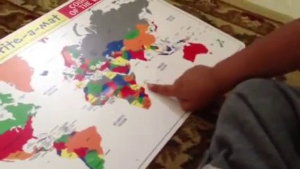 Clever Baby Identifies Several Countries