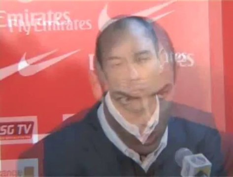 Réaction de Paul Le Guen après PSG - Caen