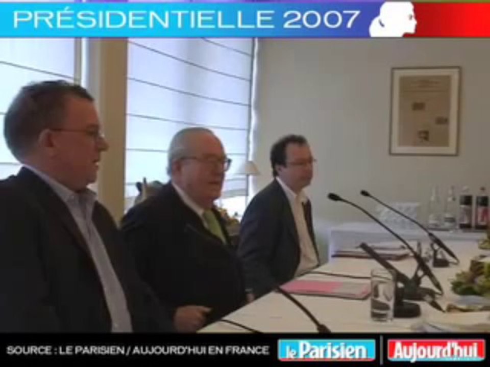 Présidentielle 2007 - Le Pen face aux lecteurs du Parisien: bande-annonce