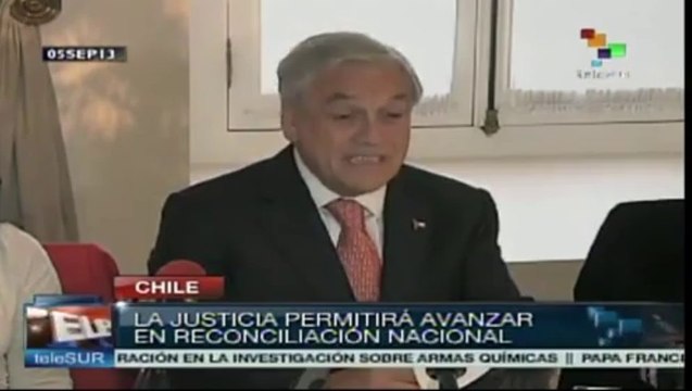 Piñera reconoce falta de justicia en casos de violaciones de DD.HH.
