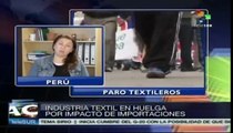 Industria textil peruana en huelga por importaciones chinas