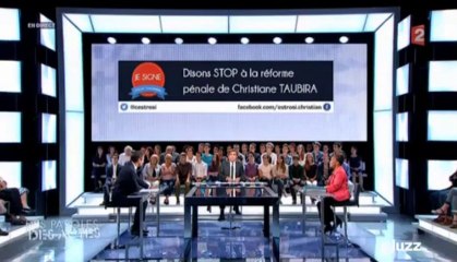 Christian Estrosi débat face à Christine Taubira sur le projet de réforme pénale