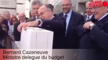 Pose de la première pierre de la chambre de métiers et de l'artisanat - En présence du ministre du Budget, Bernard Cazeneuve