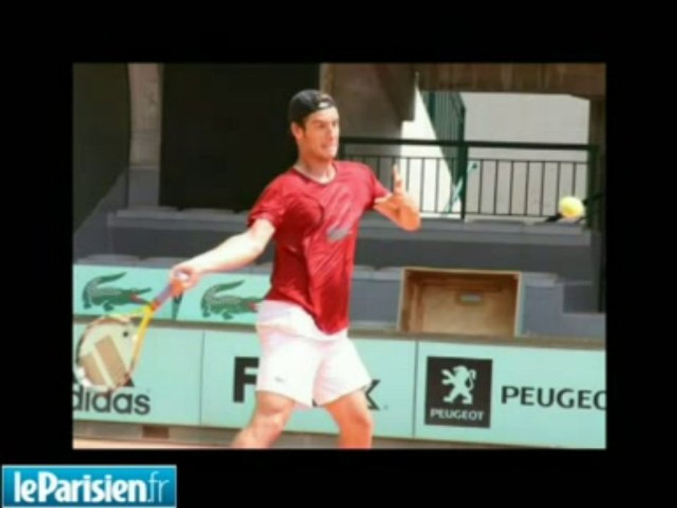 Gasquet : Je peux jouer avec le manche de la raquette... c'est pas un problème"