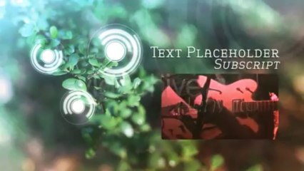 Nature Tracker - After Effects Template